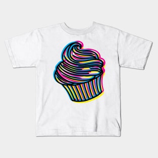 CMYK Cupcake Kids T-Shirt